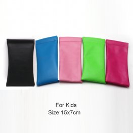 Kids PU Leather Eyewear Case 6 Dark Colors Mixed S-CS-PU-6CK  Kids PU Leather Eyewear Case 6 Dark Colors Mixed S-CS-PU-6CK