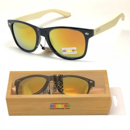 Wayfar Bamboo Polycarbonate Sunglasses BA102