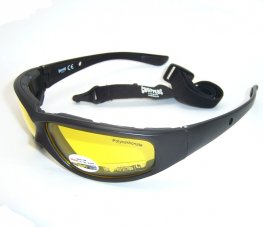 Choppers Night Drive Yellow Lens Goggle Glasses (Anti-Fog Coated) 91747-YL  Choppers Night Drive Yellow Lens Goggle Glasses (Anti-Fog Coated) 91747-YL