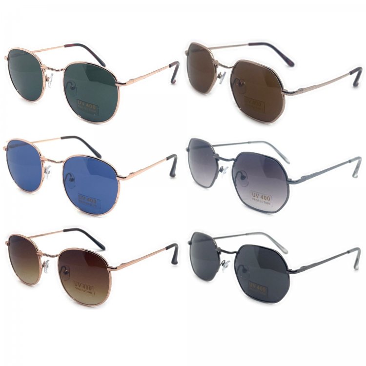 Classics Fashion Metal Sunglasses 2 Styles FM2168/69