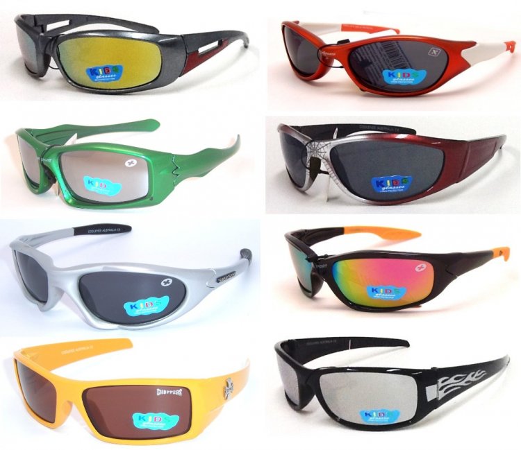 Kids Boys Sports Sunglasses Assorted (Start From 2doz.)