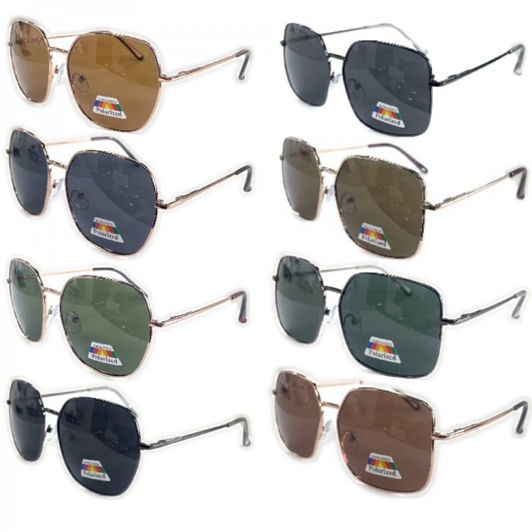 Metal Frame Polarized Sunglasses 2 Style Mixed PM6105/06