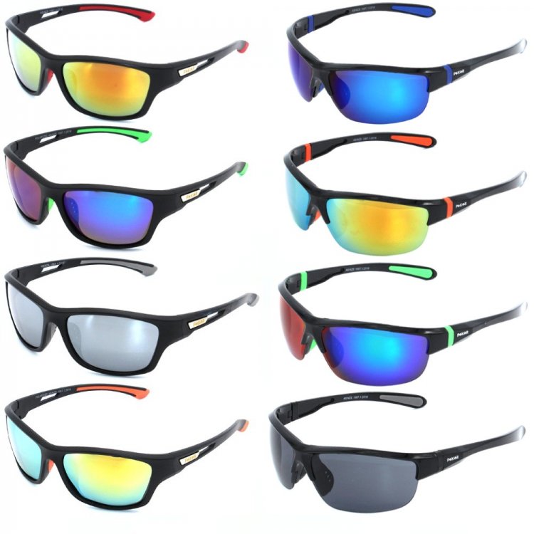 Poker Sport Plastic Sunglasses 2 Styles Asort. PO103/104