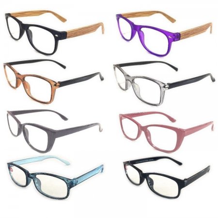 Fashion Unisex Plastic Reading Glasses 4 Style Asstd R9228-31