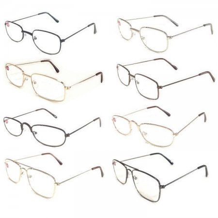 Metal Frame Reading Glasses 4 Style Assot. R9236-39