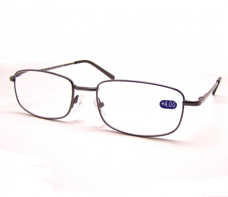 Reading Glasses Metal Frame Spring Temple R9007